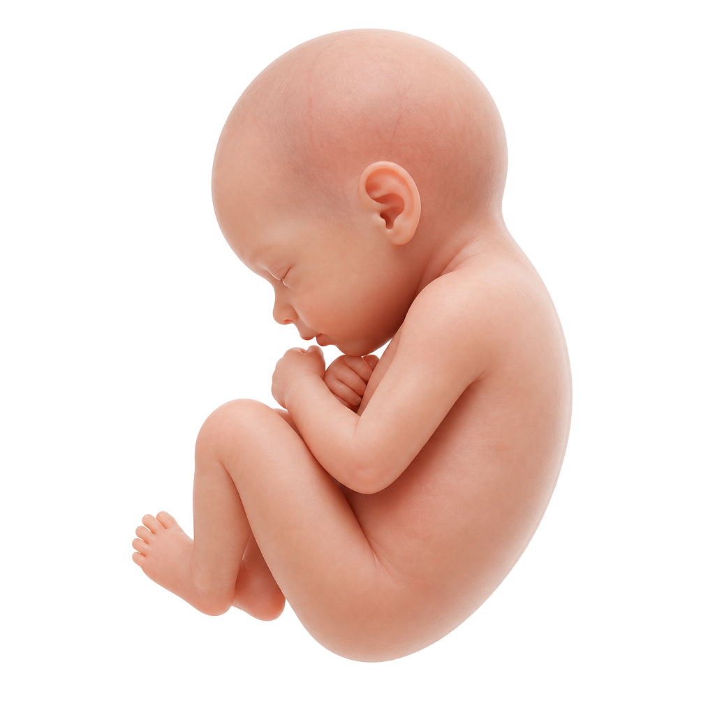 Approximate baby illustration at week 39